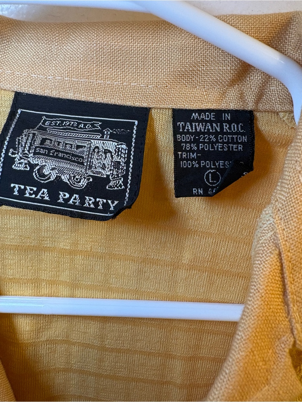 NWT Vintage JC Penny Tea Party Terry Cloth Women’s Polo L - Picture 2 of 7